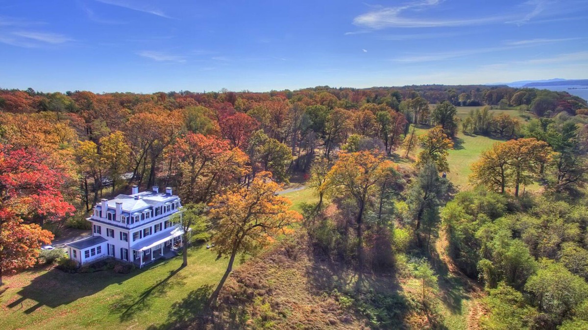 Town of Clermont House | Historic Hudson Valley Mansion on 87 Acres, Breathtaking Views