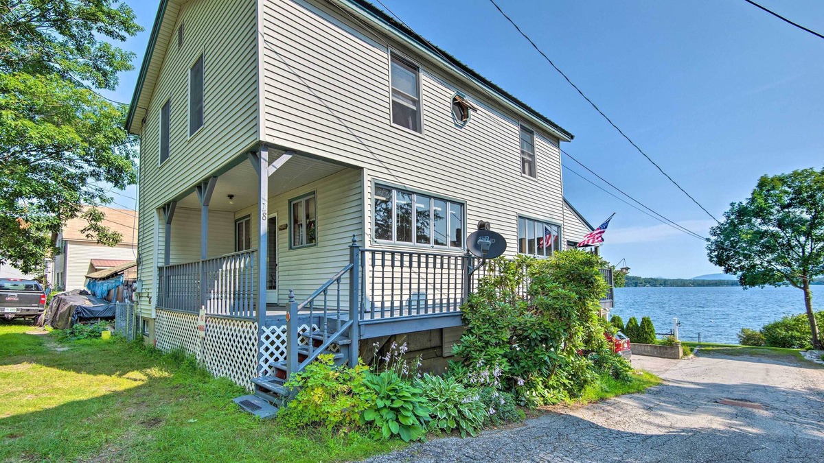 Weirs Beach House | Historic Lakefront Home: Walk to Weirs Beach!