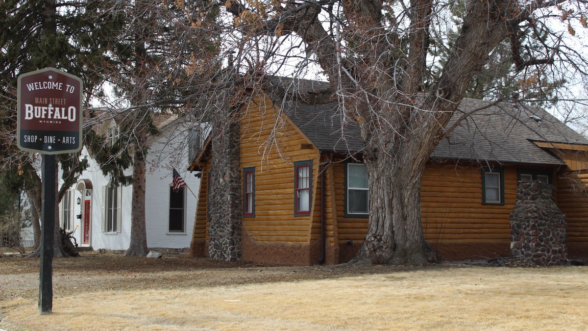 Buffalo House | Historic Log Cabin home on Main Street