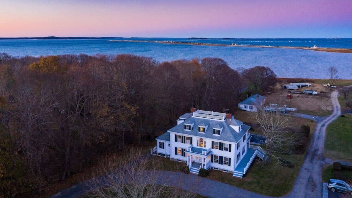 Chiltonville House | Historic Manor with Amazing Cape Cod Bay Views, Walk to Town, Pool & Hot Tub