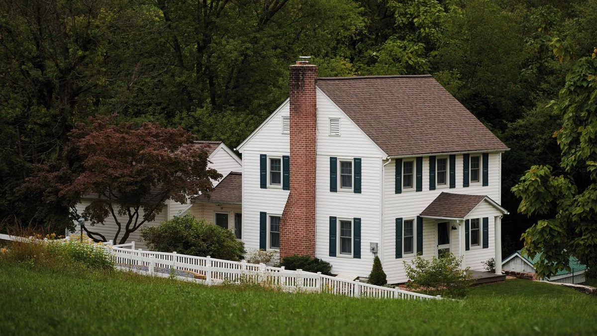 Palmyra Other | Historic two-story log farmhouse with first-floor master suite and AC