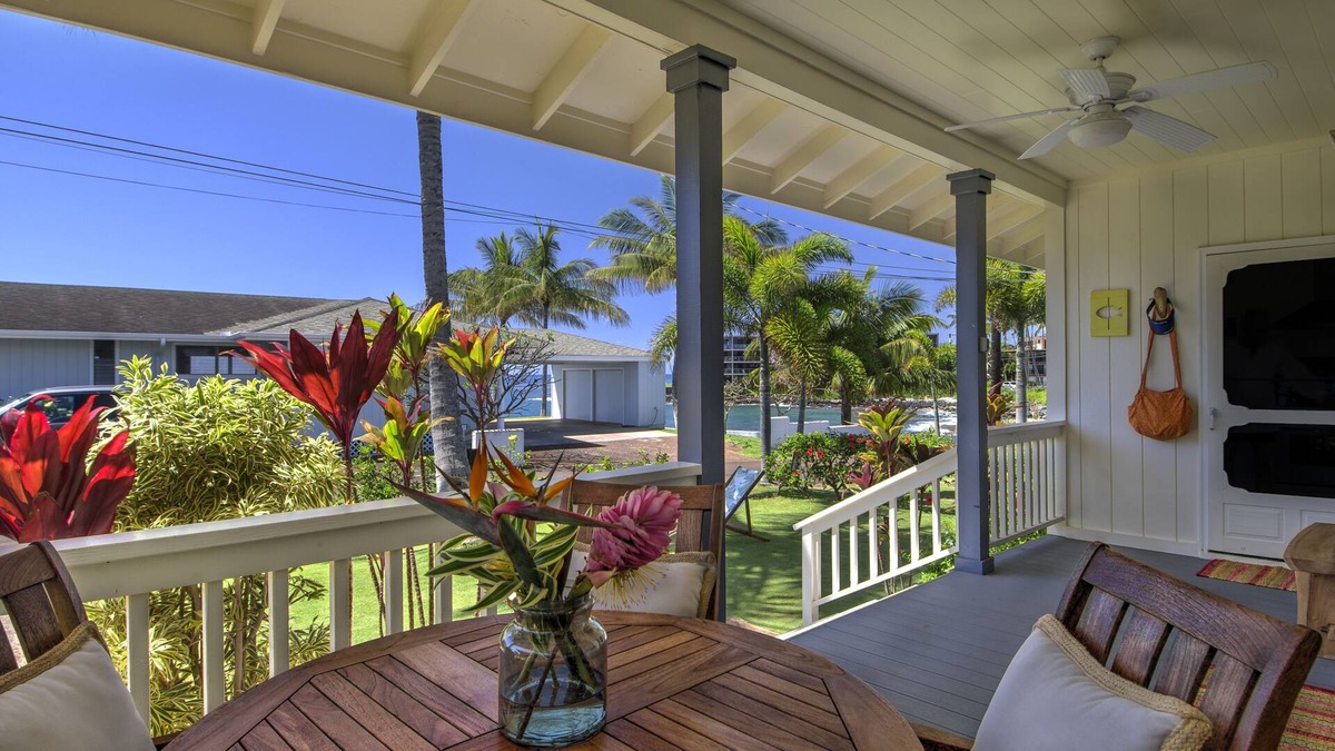 Poipu Cottage | Ho'ona Hale - Delightful 1 Bedroom 1 Bath Cottage with Whitewater Ocean Views