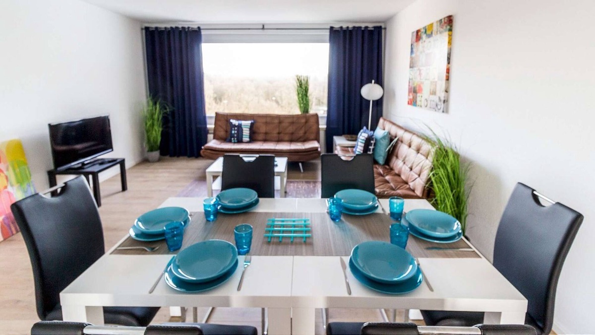 Bruchkoebel Apartment | HÖ01 large apartment with dryer and washing machine