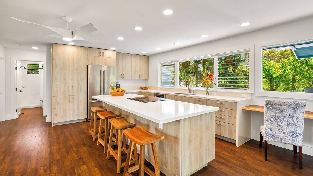 Hanalei House | Hoaloha- Few Steps to Hanalei Bay+AC & Hot Tub