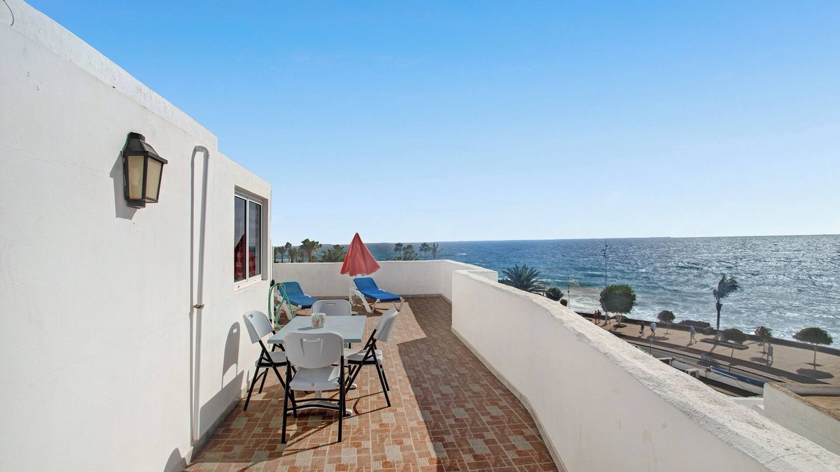 Puerto del Carmen Apartment | Holiday Apartment 'El Quintero' with Sea and Mountain Views, Balcony & Wi-Fi