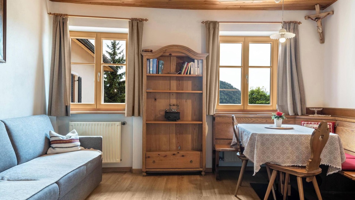 Kastelruth Apartment | Holiday Apartment 'Haus Thurn Apartment B' with Mountain View, Garden & Wi-Fi