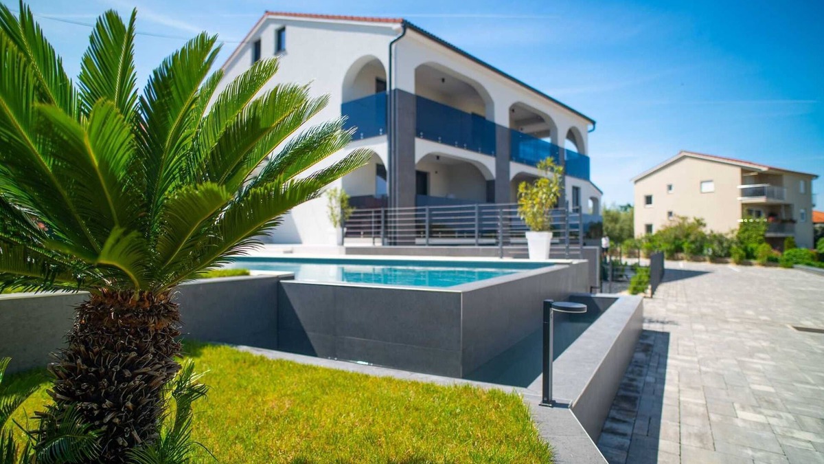 Zidarici Apartment | Holiday apartment I. in Villa Calma Apartments with shared Pool
