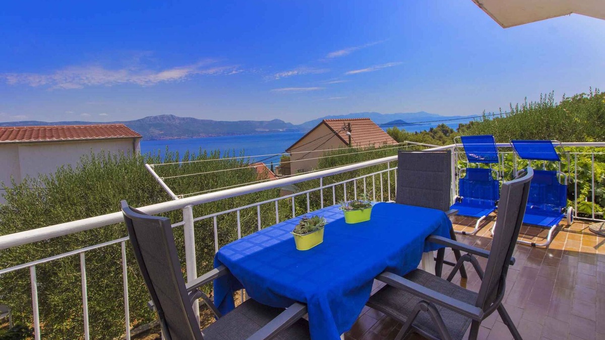 Municipality of Trogir Apartment | Holiday apartment mit Balkon und Meerblick
