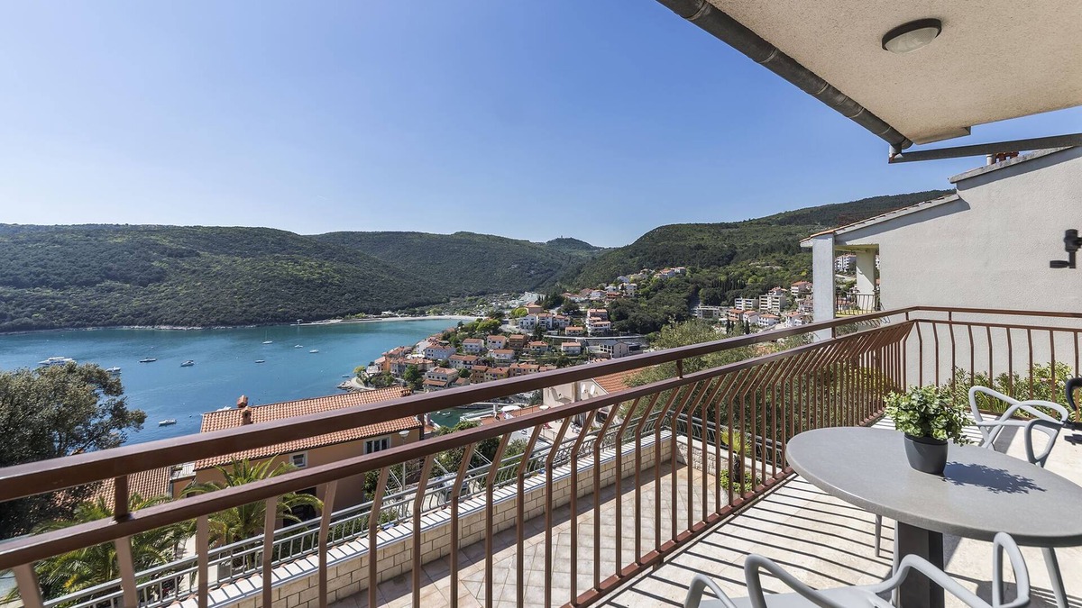 Rabac Apartment | Holiday apartment mit Klimaanlage und Meerblick
