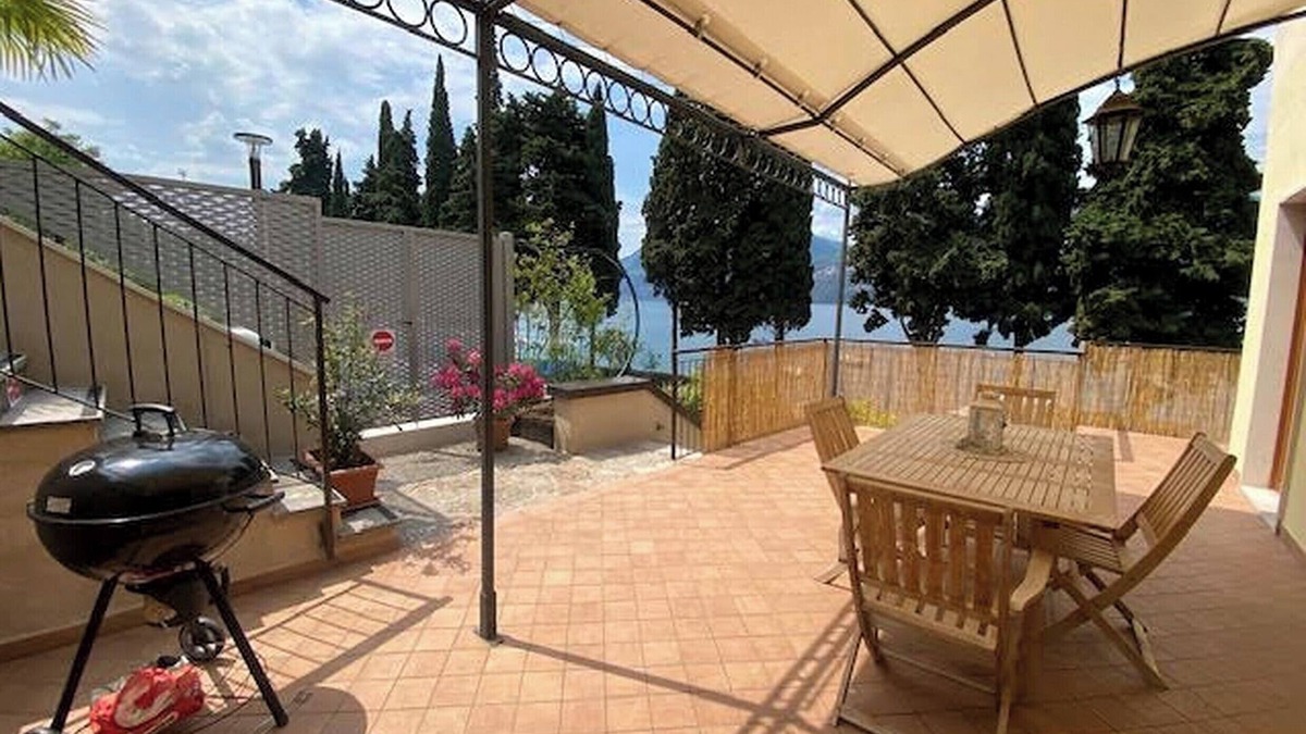 Cassone Apartment | Holiday Apartment "Randa" On Lakeside with Balcony, Terrace and Stunning View