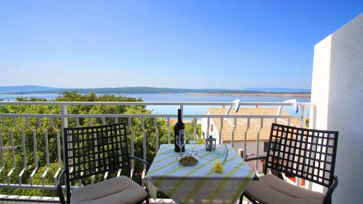 Dramalj Apartment | Holiday apartment with balcony and air conditioning