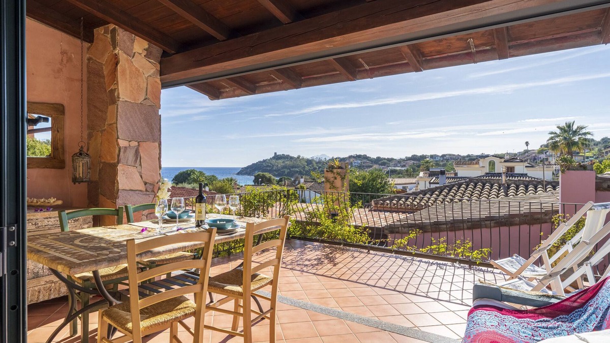 Arbatax House | Holiday Home "Cara House Vista Mare" with Sea View, Private Terrace & A/C