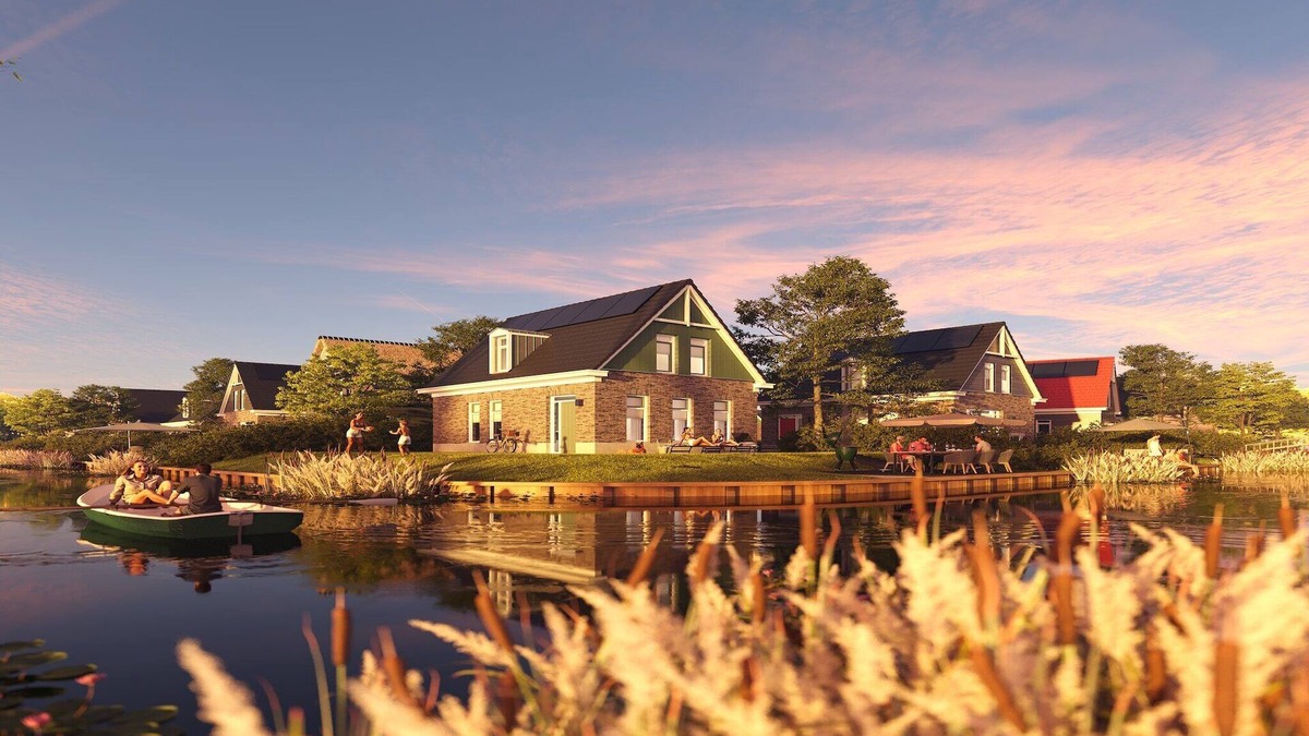 Opperdoes House | Holiday Home in Medemblik with Private Jetty