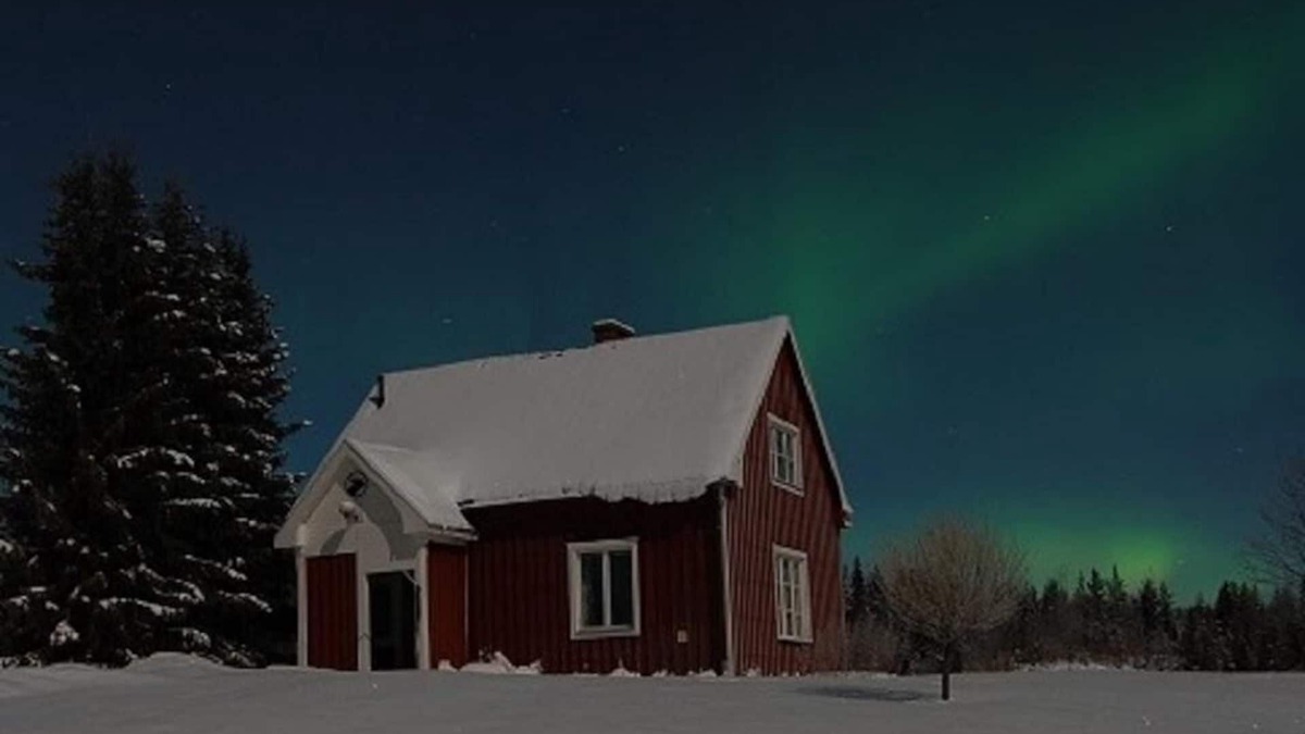 Sorsele House | Holiday home in Sorsele with shared garden