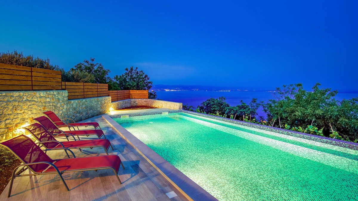 Obrs House | Holiday house with a swimming pool Obrš, Opatija (K-7835)