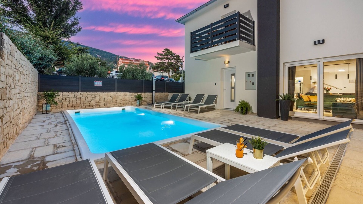 Baska House | Holiday house with a swimming pool Baška, Krk (K-21537)