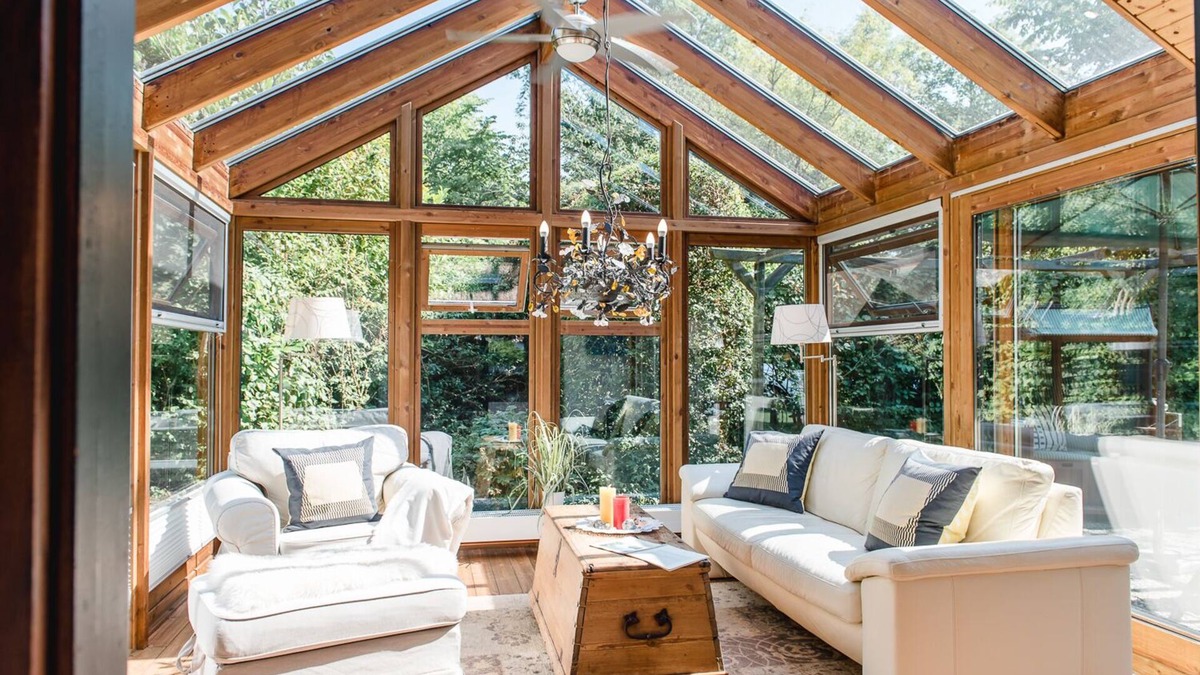 Langballigholz Other | Holiday house with sea view and sauna, fireplace & winter garden located directly on the forest