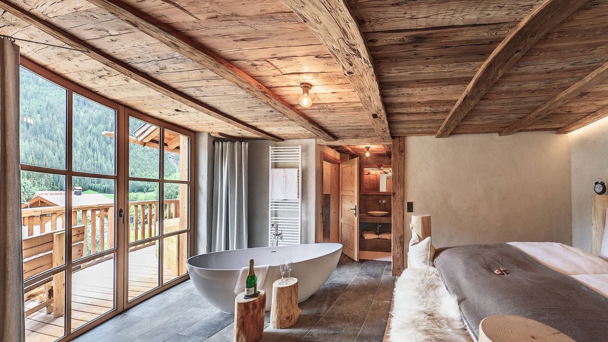Bach Apartment | Holzarhitta-lass Zeit am Lech-ferienwohnungen im Chalet-stil