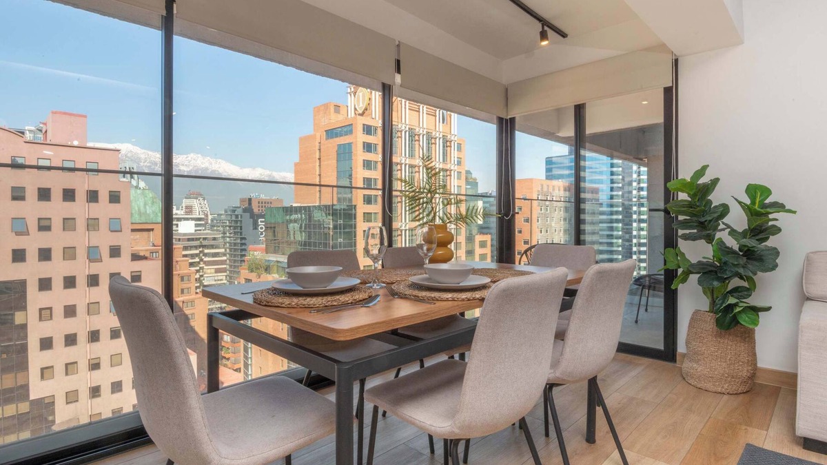 El Golf Apartment | HOM |El Golf-Mall Costanera Center 5PAX Las Condes