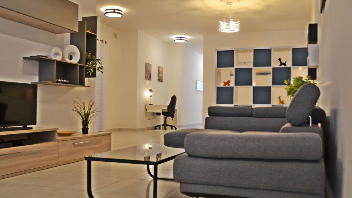 Marsaxlokk Apartment | Home a few meters from promenade, restaurants, beach, bus stop & parking.