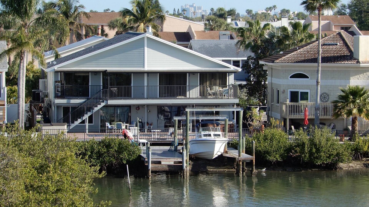Indian Rocks Beach House | Home away from home but with dolphins and manatees in your back yard. n