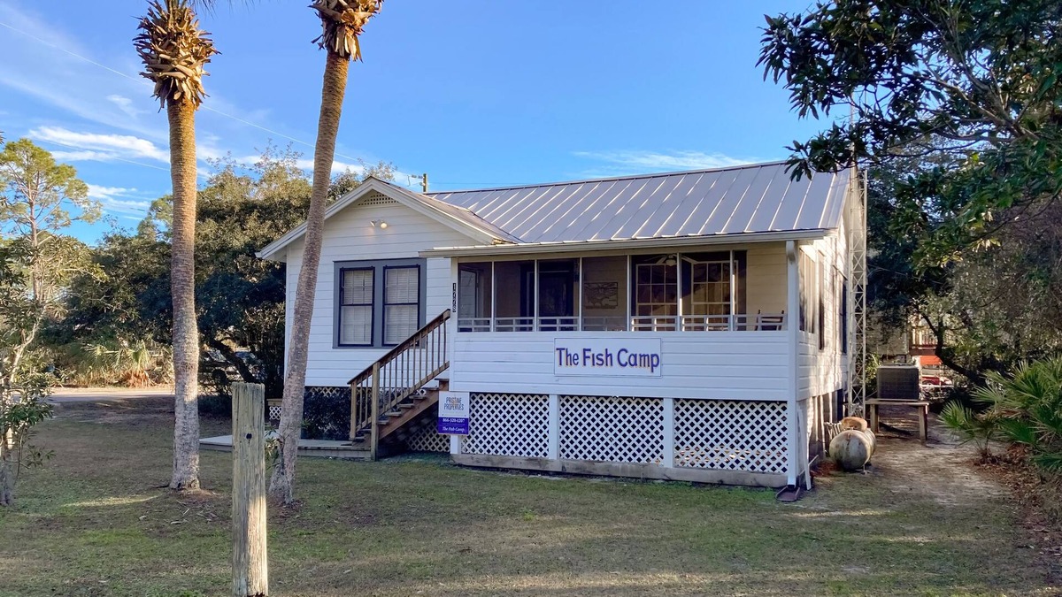 Indian Pass House | Home & casita with outdoor shower, screened-in porch, grill, & beach access