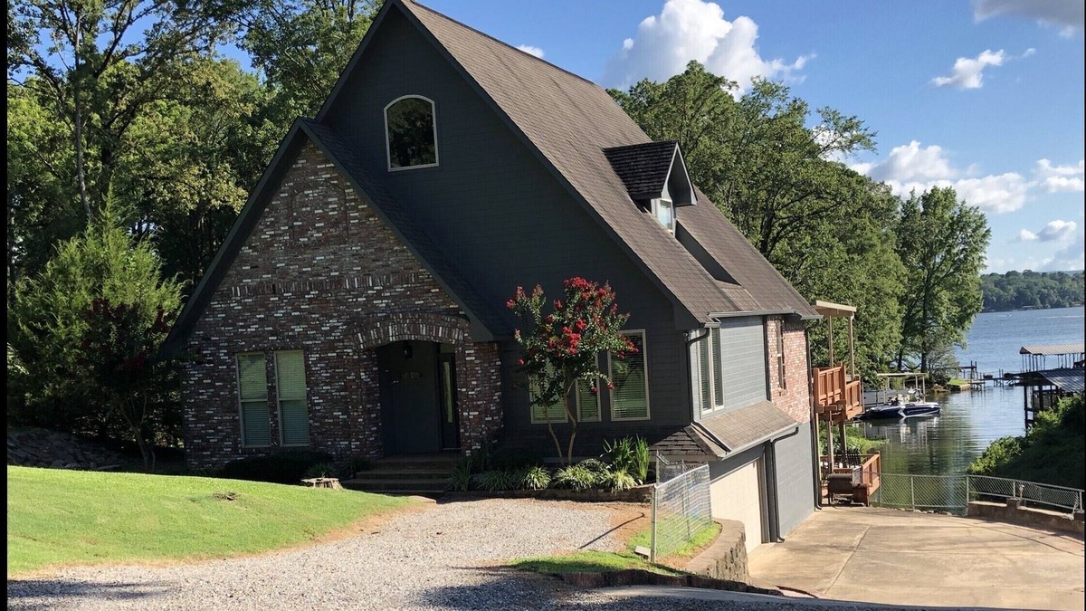 Lakeland House | Home Is Located On The Water In A Cozy Cove With A Great View