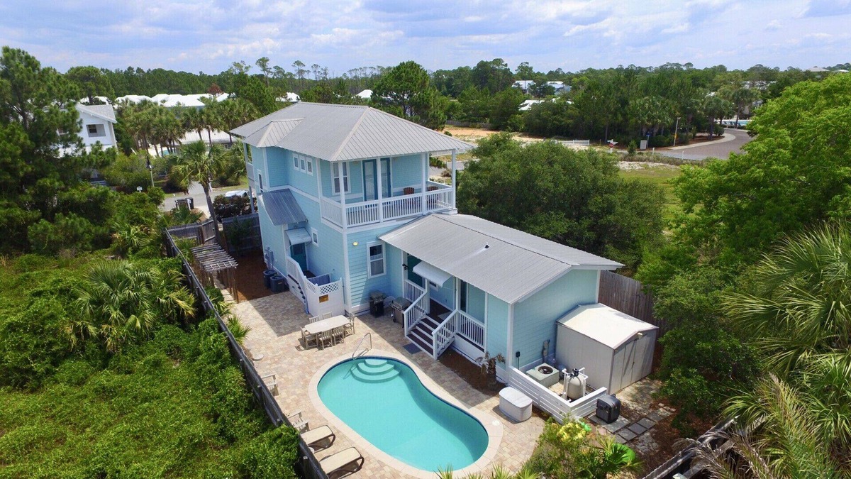 Village of Sugar Beach House | Home with Private Heated Pool 4 Bikes Golf Cart/option, Pet allowed-1 By the Sea