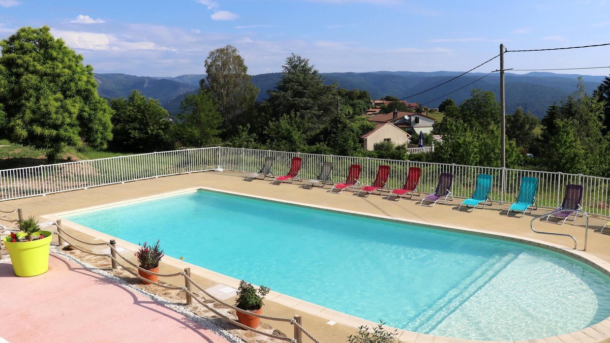 Gravieres Ski Chalet | Homerez - Beautiful chalet for 6 ppl. with shared pool and terrace at Gravières