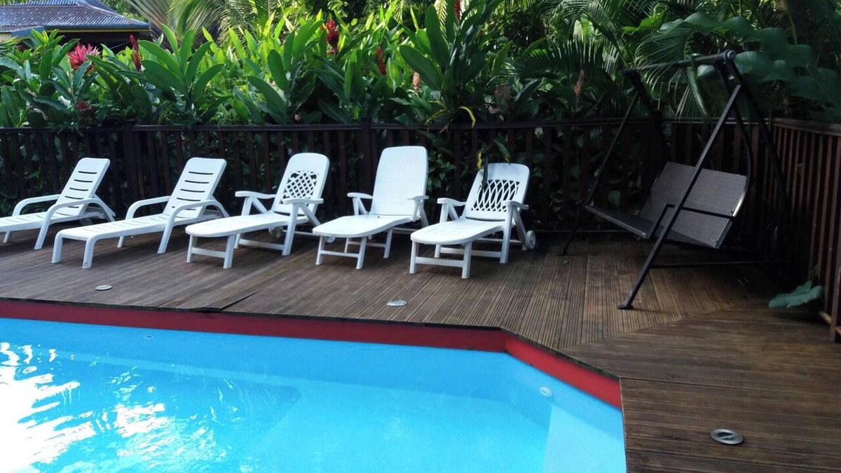 Pointe-Noire House | Homerez - Charming Bungalow with Pool in Pointe-Noire