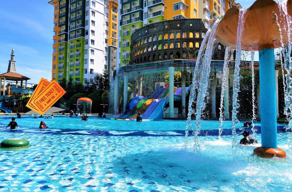 Malacca City Apartment | HomeStay at Melaka # Free WiFi # Water ThemePark Tickets