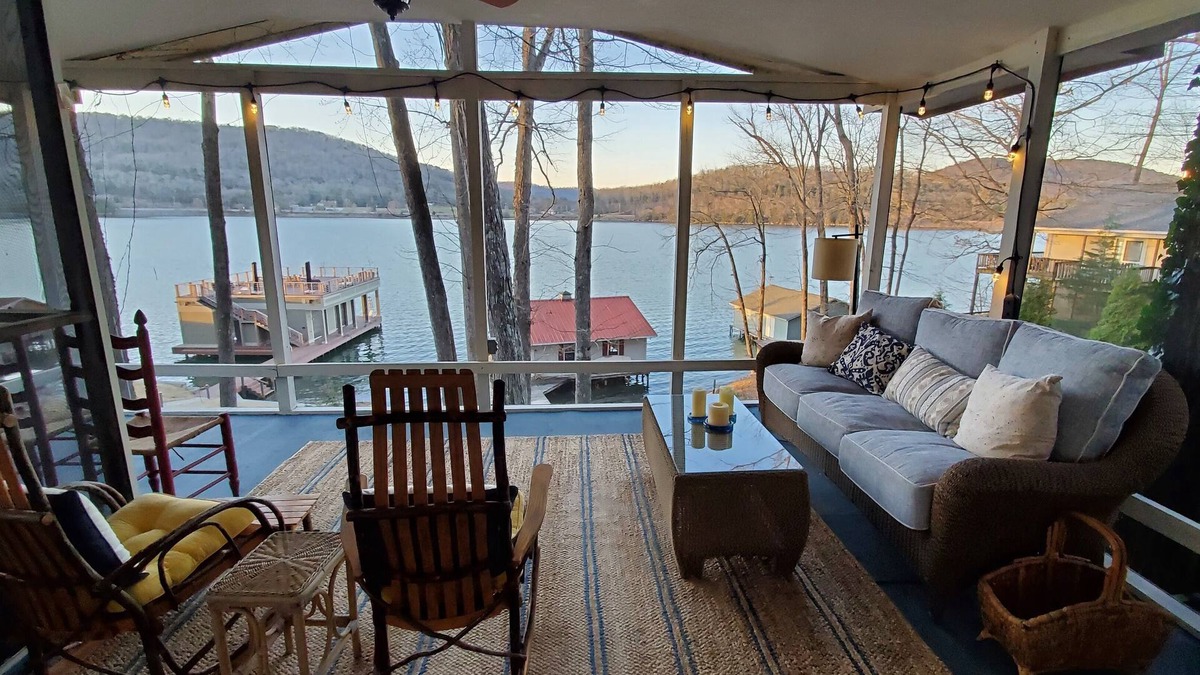 Grant Cabin | Honeycomb Waterfront Lakehouse with deep water dock