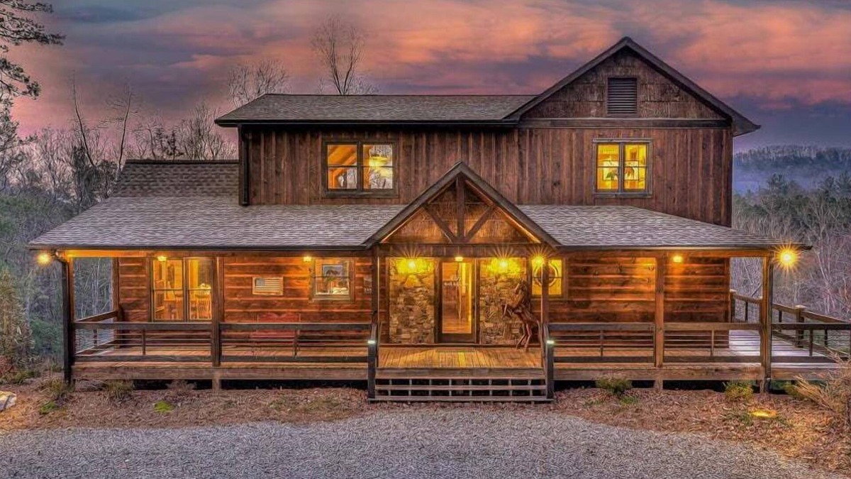 Morganton Cabin | Hooch Holler - Pet Friendly | Hot Tub | Outdoor Fireplace