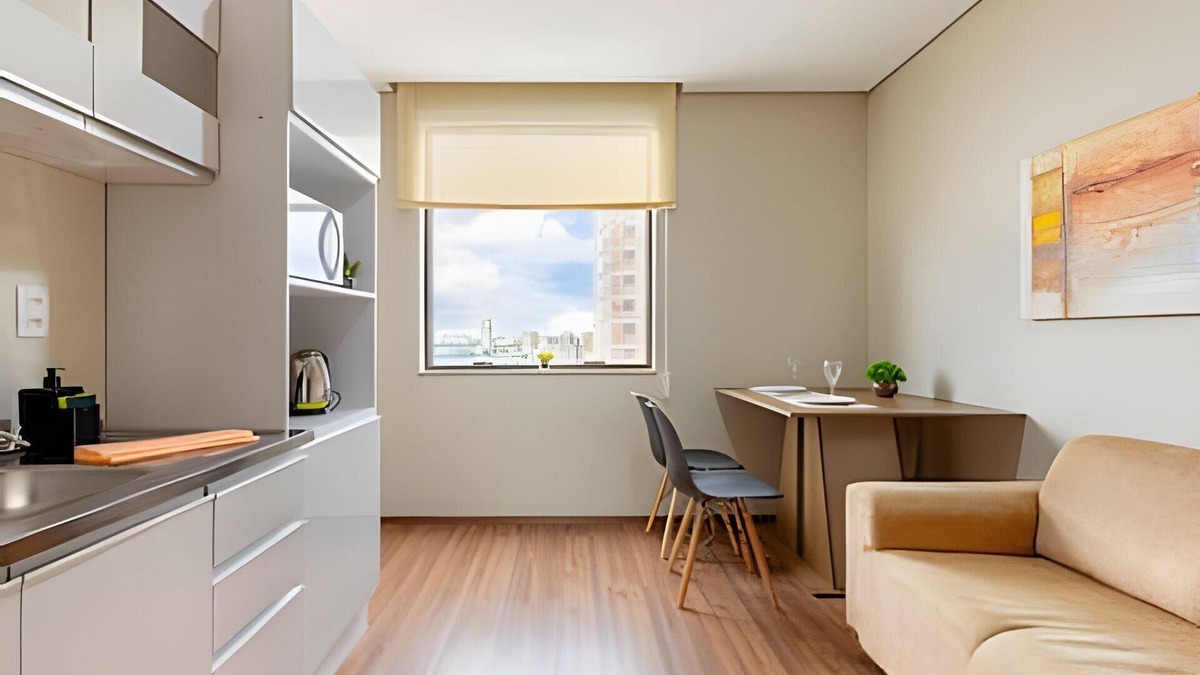 Osasco Apartment | Hospedez - Spacious apartment with kitchen 1306