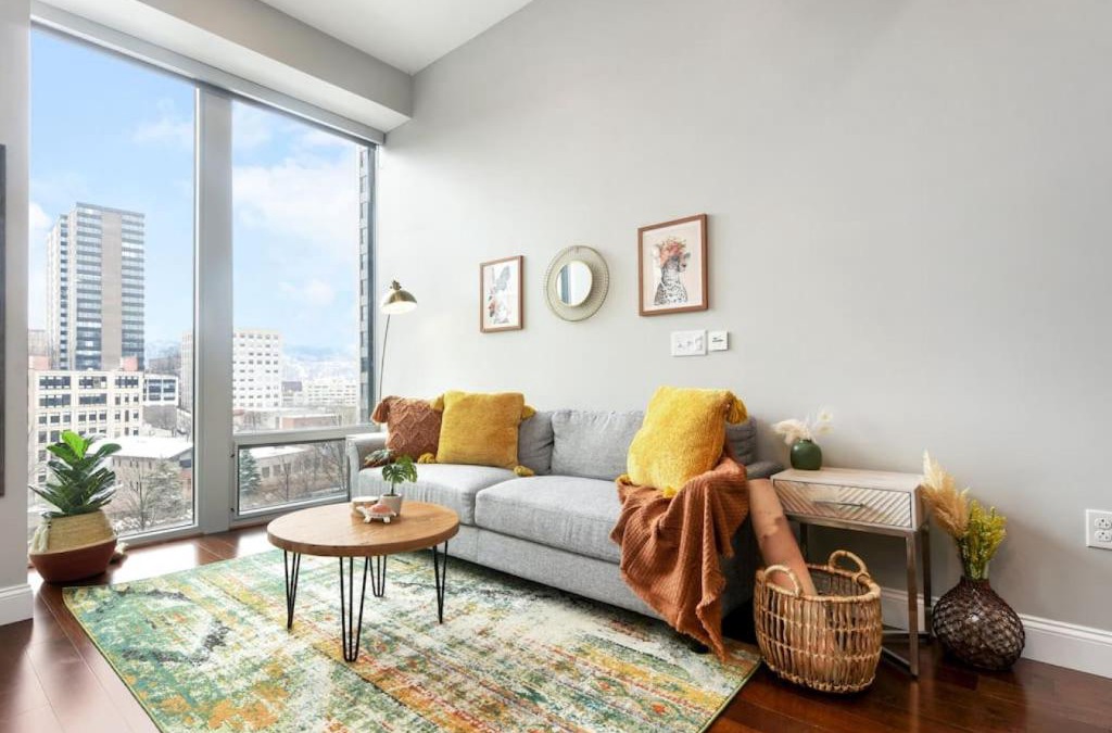 Downtown Pittsburgh Apartment | HostWise Stays - The Washington at Chatham - Free Parking, Private Gym, More!
