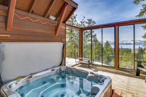 Tahoe Village House | Hot Tub and Mtn Views Grand Mountain Chalet