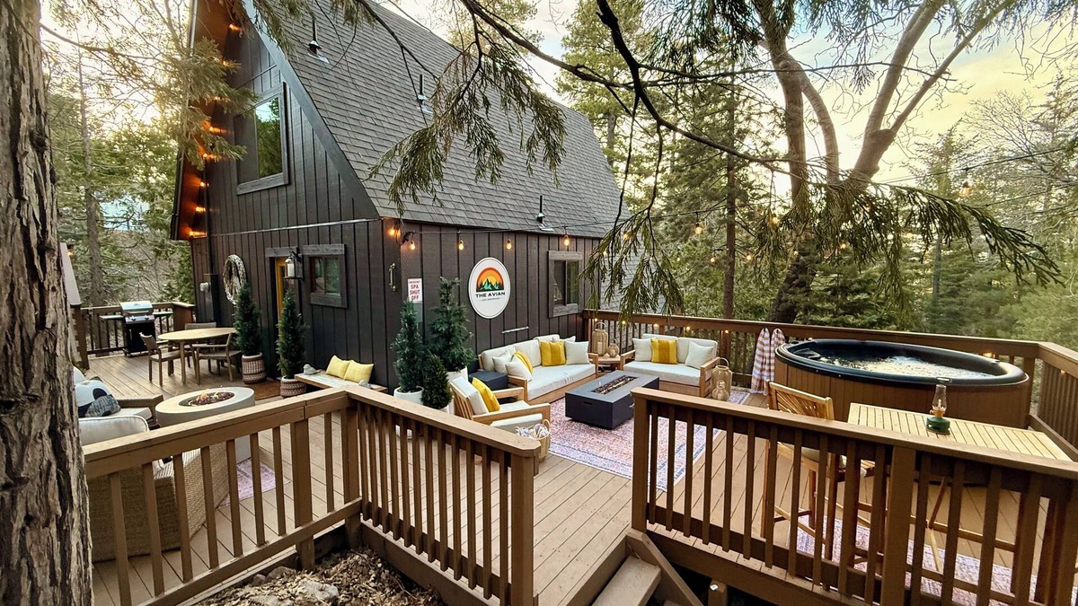 Lake Arrowhead Cabin | Hot Tub, Secluded A-Frame, Fire place