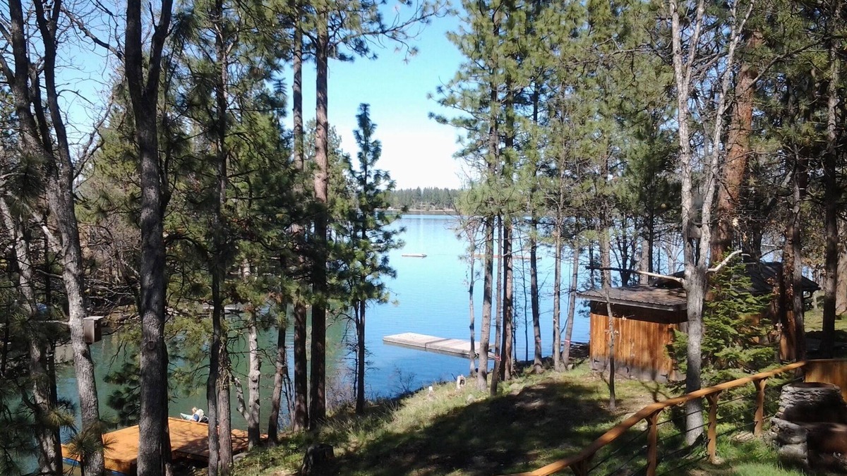 Pine Hollow Cabin | Hot tub, Wi Fi, Pets OK on the canal nice view of reservoir year round-