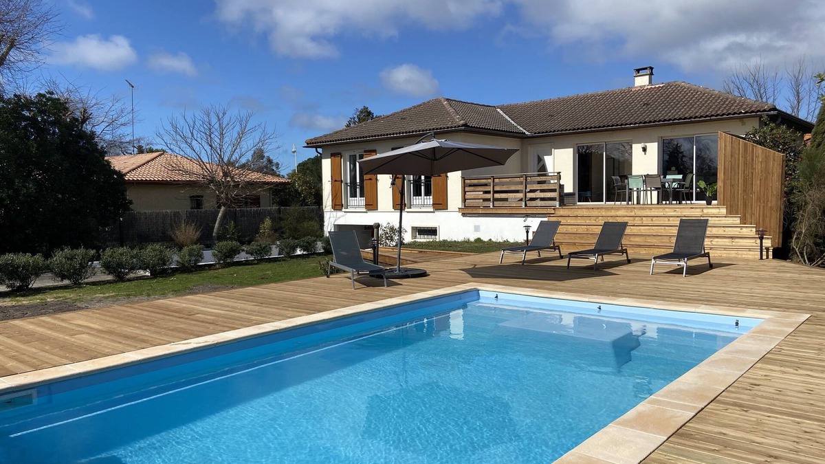 Biscarrosse House | House 8/10 pers with swimming pool