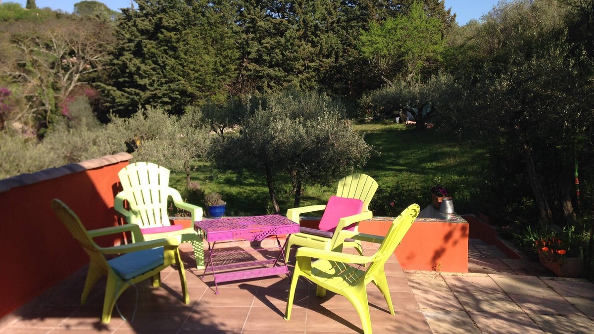 Sommieres House | House in olivette, 5 minutes' walk from the market, Cévennes view,