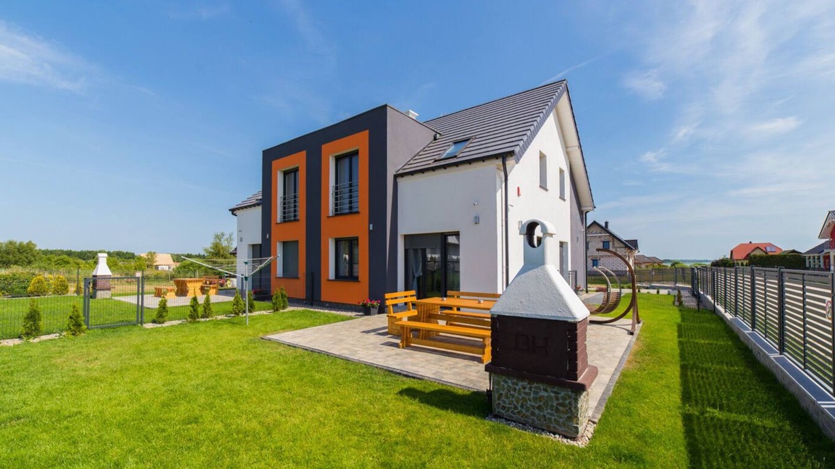 gmina Wolin House | House KATAMARAN Baltic Sea Sea view Garden Terrace Barbecue W-Lan Playground Fishing