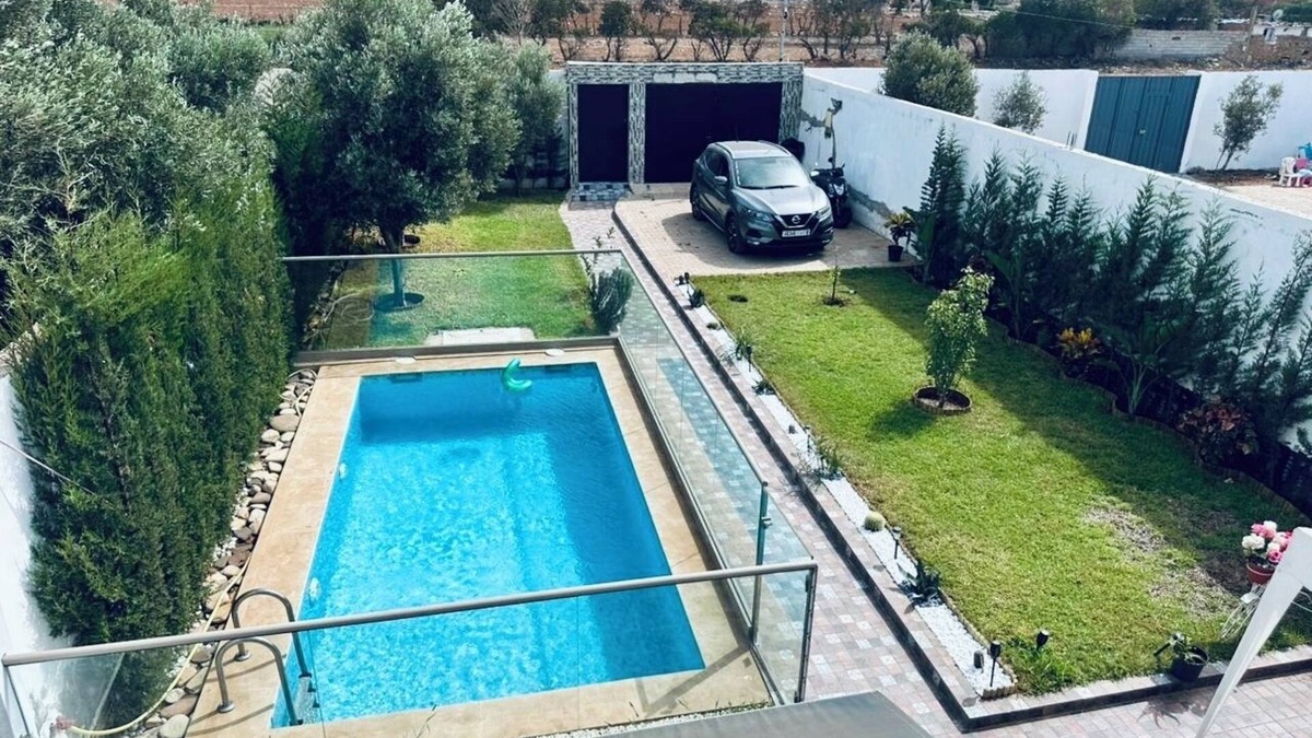 Ain Sebaa House | House with swimming pool 7 minutes from the beach by car
