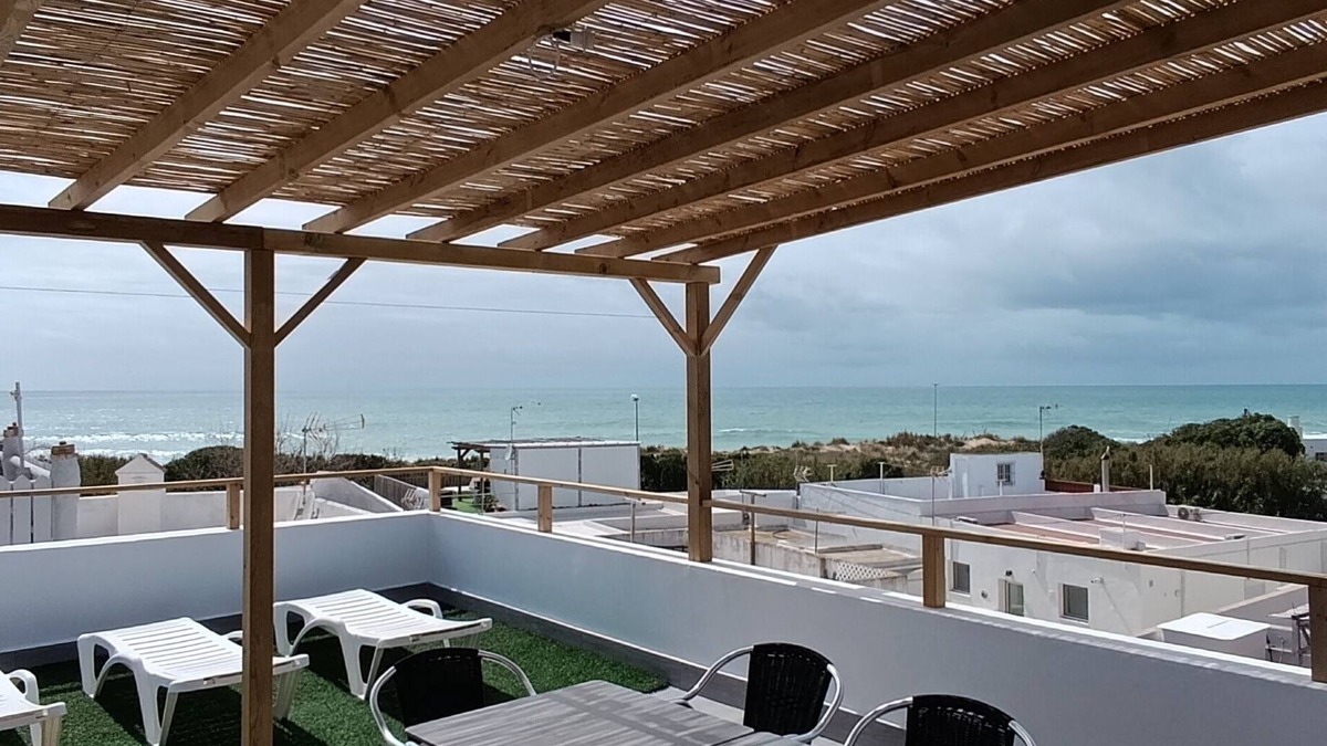 El Palmar House | House with views El Palmar Beach 6 people. NEW Sunset View & Surf Beach House