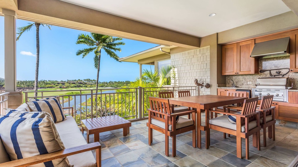 Kaupulehu Villa | Hualalai Waiulu Villa 137D~Great views overlooking Punawai Pond+Golf Course