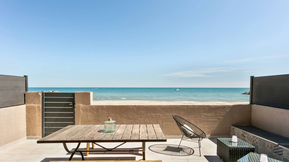 Palavas-les-Flots Apartment | Ideal in Palavas: AC, terrace, direct beach access☀