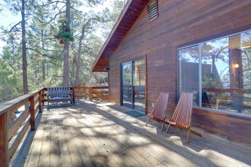 Idyllwild House | Idyllwild Cabin with Deck and Tahquitz Peak Views