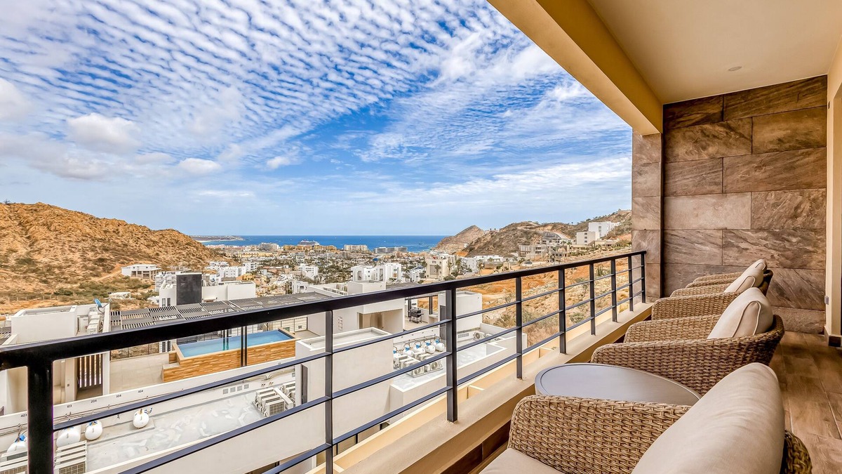 Libertad Apartment | Immaculate stay with stunning views, balcony, plus on-site pool & gym