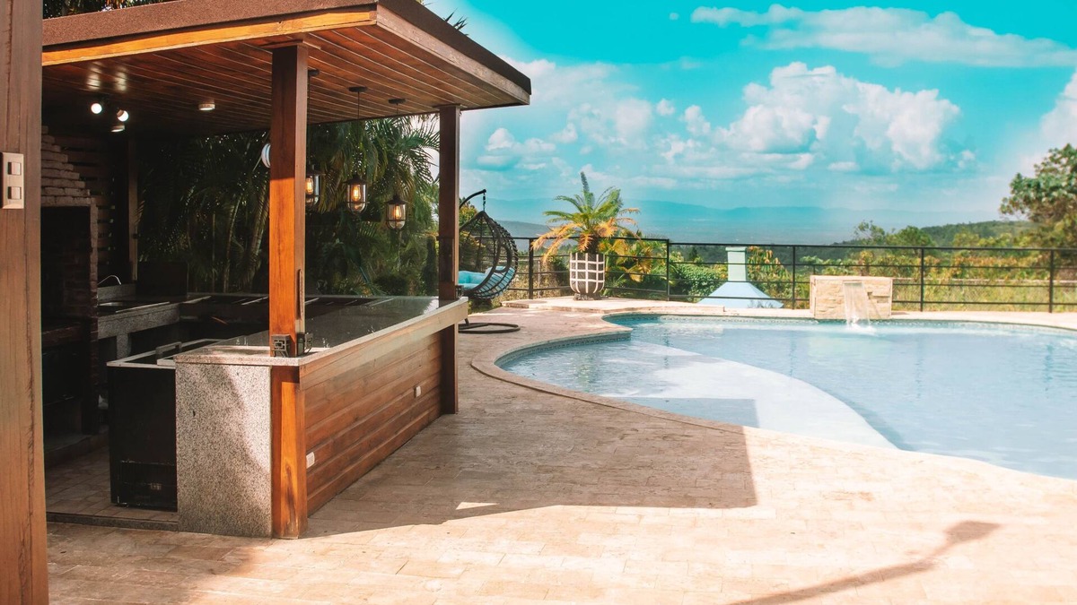 La Vega Province Villa | Incredible views ✅️Piscina grande✅️Area sociales✅️Wifi✅️AC✅️ Big Garden and more