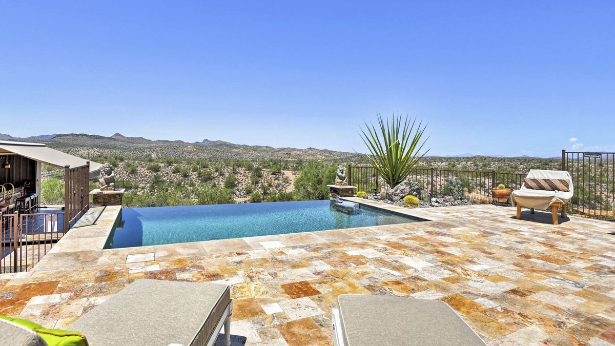 Morristown House | Infinity Pool & Outdoor Kitchen: Luxe Phoenix Home