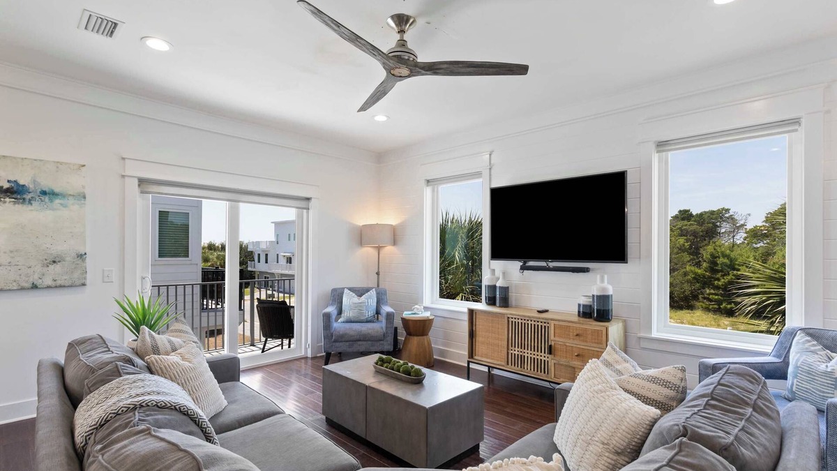 West Panama City Beach House | Inlet Beach Retreat | Golf Cart, Bikes + Pool